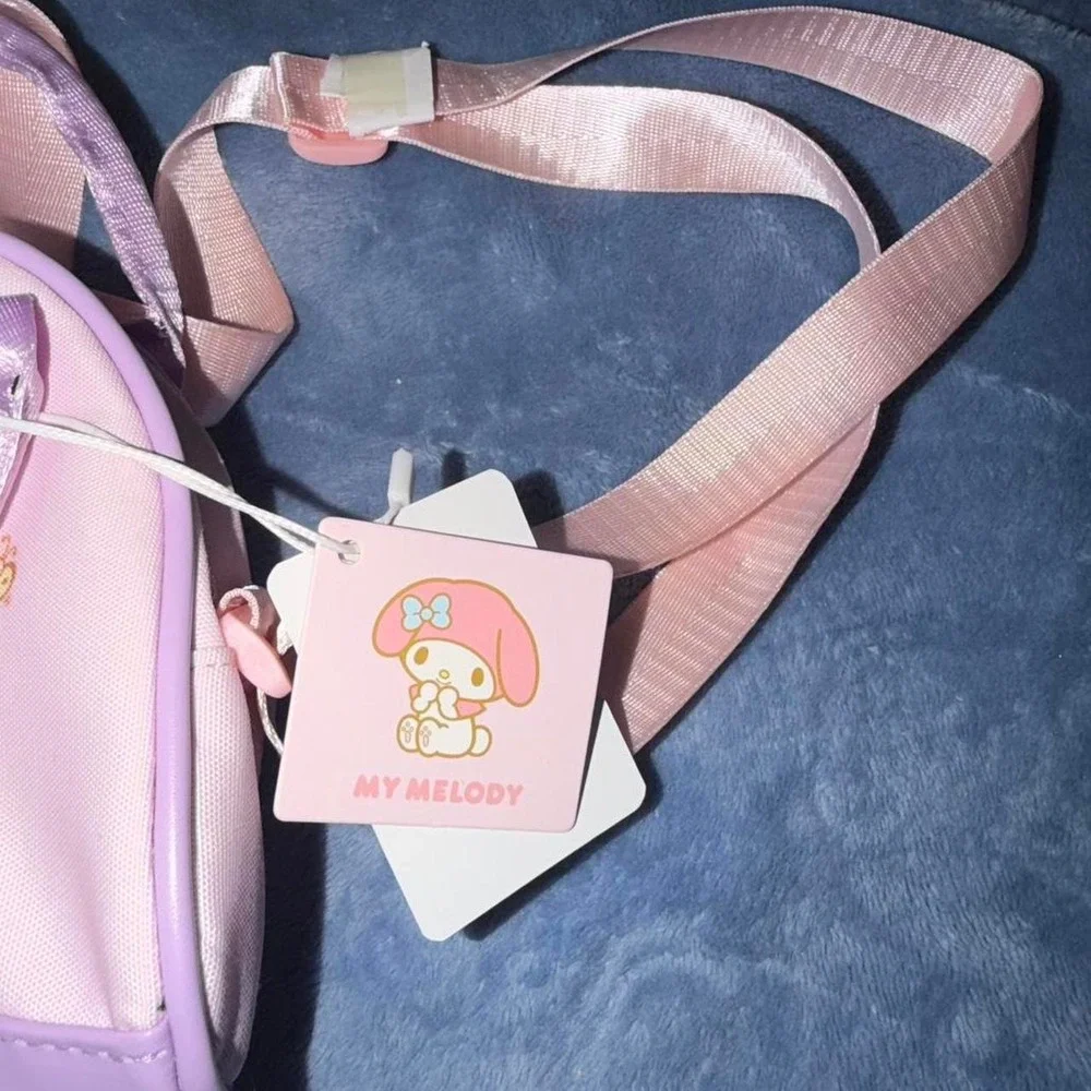 My Melody pink backpack with adjustable straps